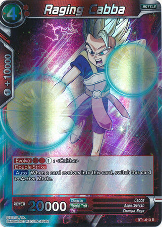 Raging Cabba (BT1-013) [Galactic Battle] | Odin's Place