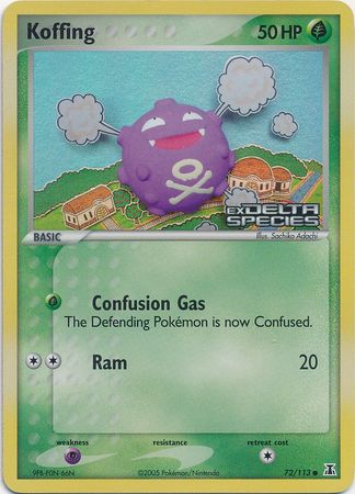 Koffing (72/113) (Stamped) [EX: Delta Species] | Odin's Place