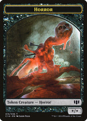 Horror // Zombie (016/036) Double-Sided Token [Commander 2014 Tokens] | Odin's Place