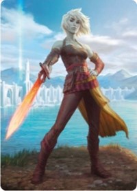 Nahiri, Heir of the Ancients 1 Art Card [Zendikar Rising Art Series] | Odin's Place