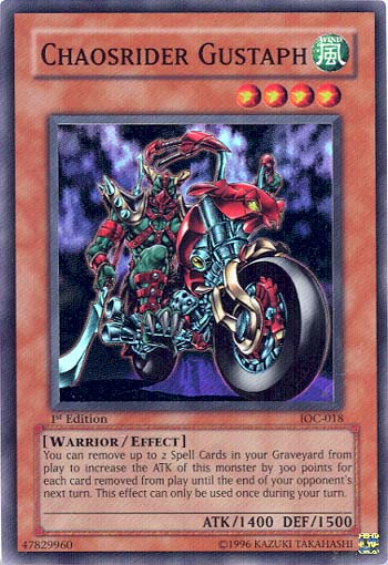 Chaosrider Gustaph [IOC-018] Super Rare | Odin's Place