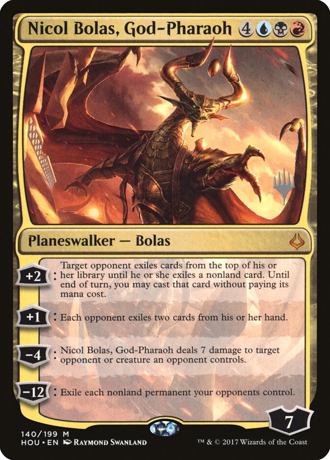 Nicol Bolas, God-Pharaoh (Promo Pack) [Hour of Devastation Promos] | Odin's Place