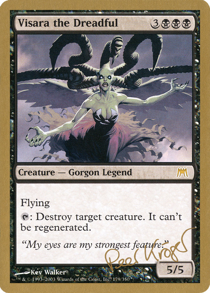 Visara the Dreadful (Peer Kroger) [World Championship Decks 2003] | Odin's Place