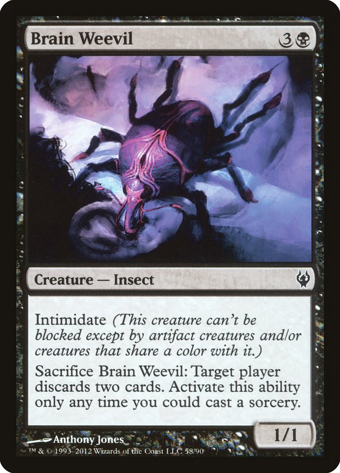 Brain Weevil (58) [Duel Decks: Izzet vs. Golgari] | Odin's Place