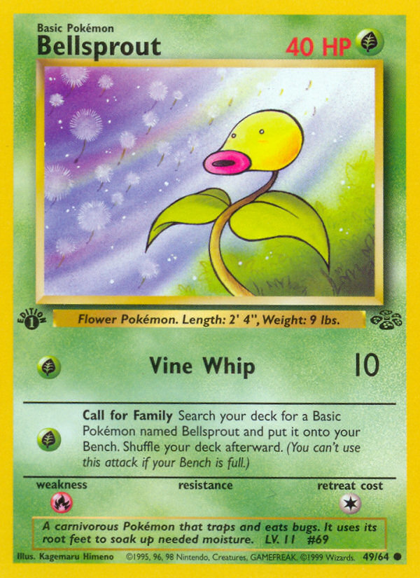 Bellsprout (49/64) [Jungle 1st Edition] | Odin's Place