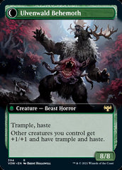 Ulvenwald Oddity // Ulvenwald Behemoth (Extended Art) [Innistrad: Crimson Vow] | Odin's Place