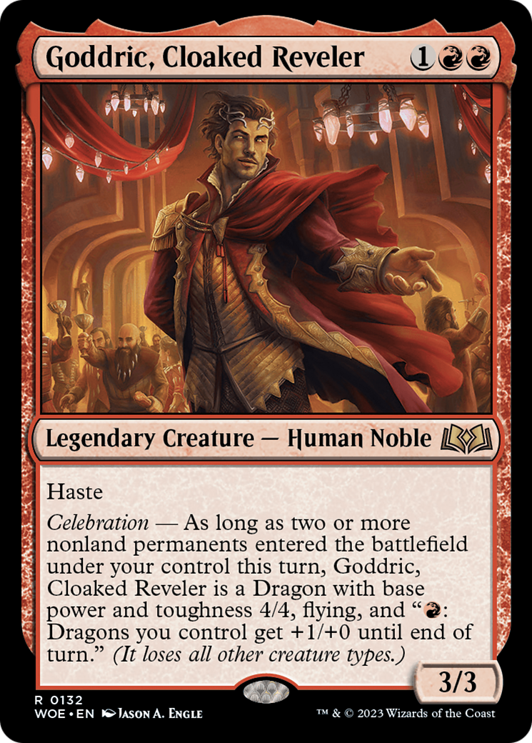 Goddric, Cloaked Reveler [Wilds of Eldraine] | Odin's Place