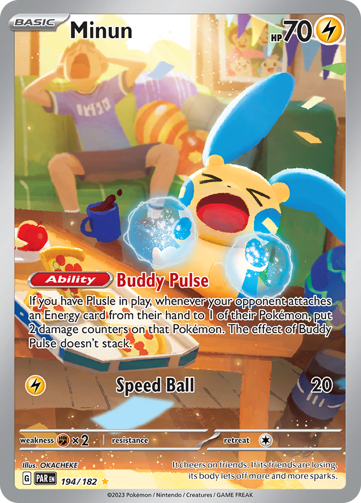 Minun (194/182) [Scarlet & Violet: Paradox Rift] | Odin's Place