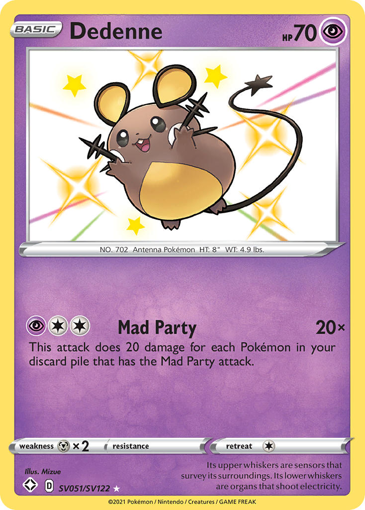 Dedenne (SV051/SV122) [Sword & Shield: Shining Fates] | Odin's Place