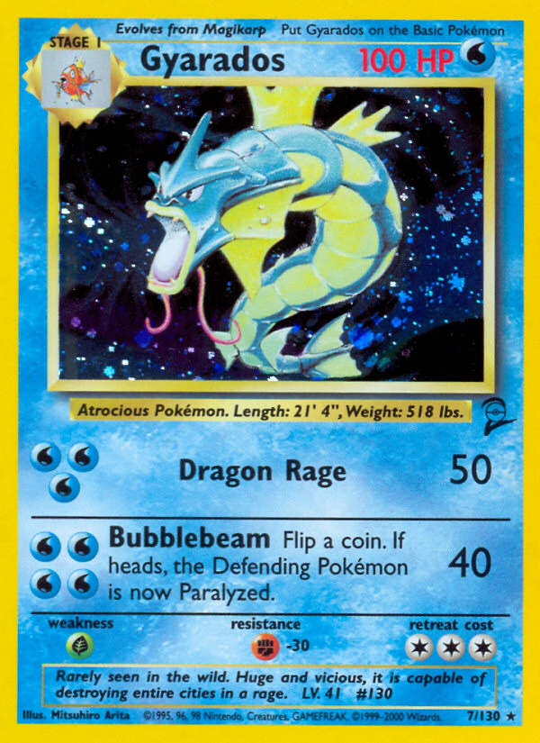 Gyarados (7/130) [Base Set 2] | Odin's Place