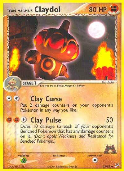 Team Magma's Claydol (33/95) [EX: Team Magma vs Team Aqua] | Odin's Place