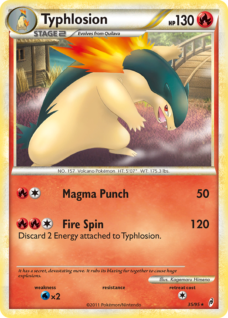 Typhlosion (35/95) [HeartGold & SoulSilver: Call of Legends] | Odin's Place