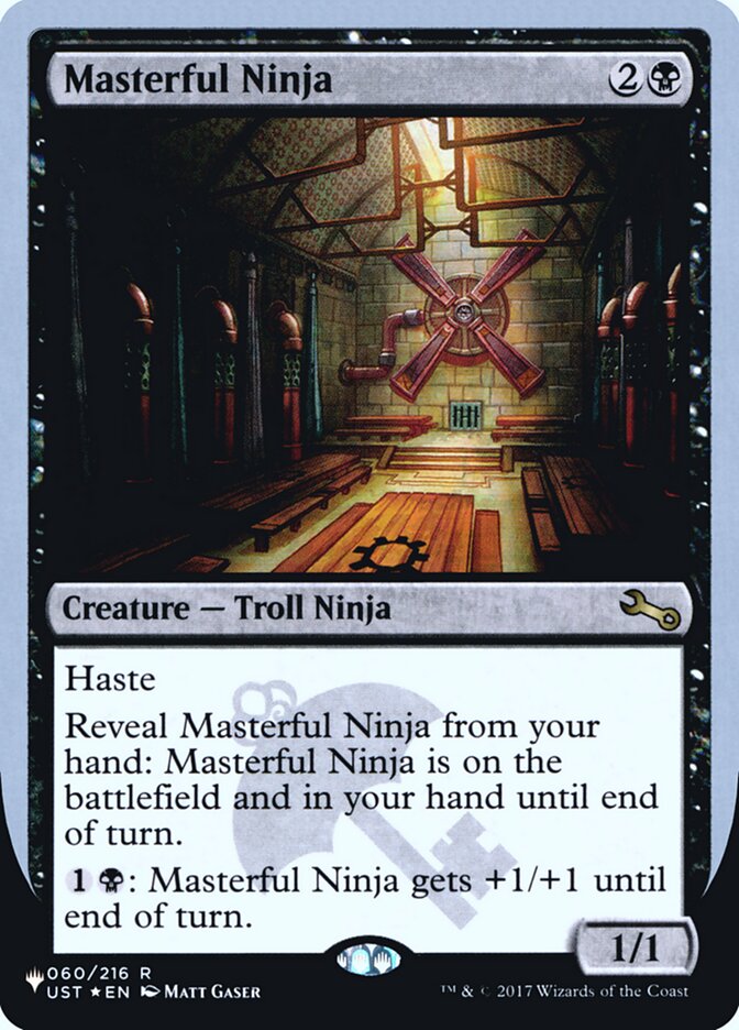 Masterful Ninja (Unfinity Foil Edition) [The List] | Odin's Place