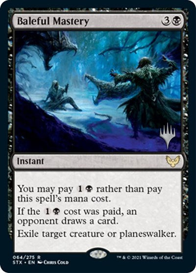 Baleful Mastery (Promo Pack) [Strixhaven: School of Mages Promos] | Odin's Place