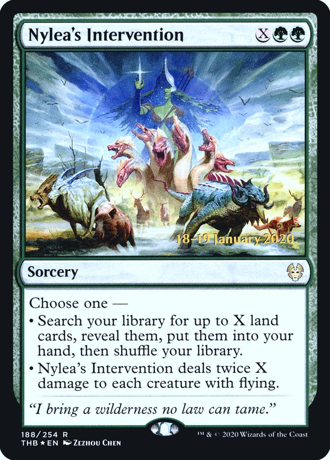 Nylea's Intervention [Theros Beyond Death Prerelease Promos] | Odin's Place