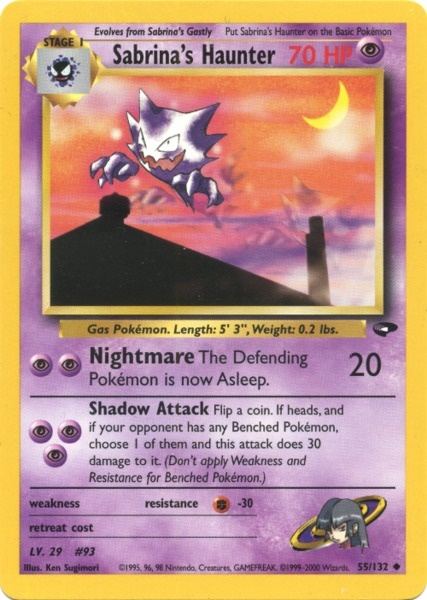 Sabrina's Haunter (55/132) [Gym Challenge Unlimited] | Odin's Place