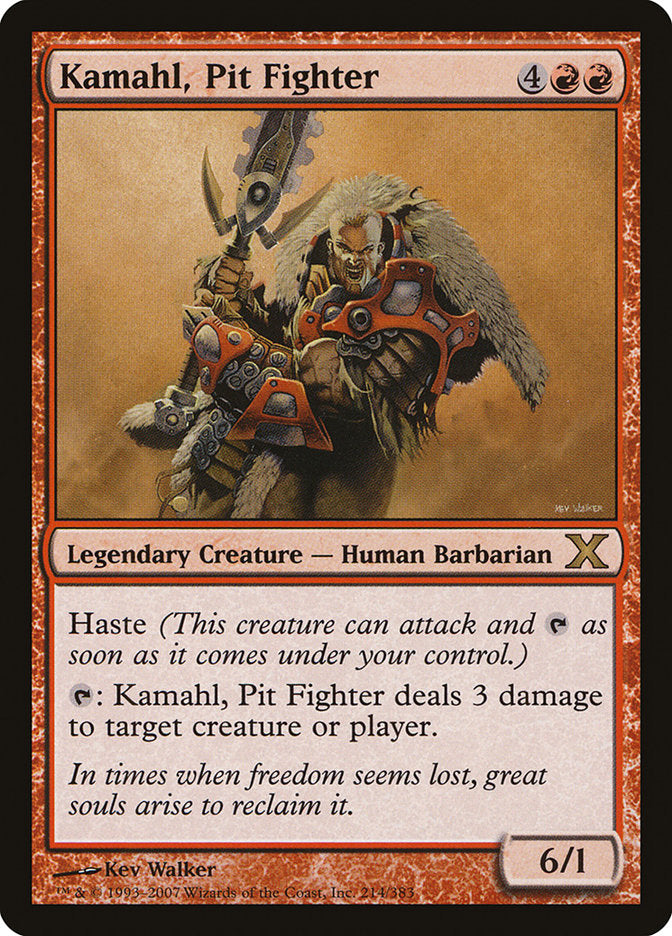 Kamahl, Pit Fighter (214) [Tenth Edition] | Odin's Place