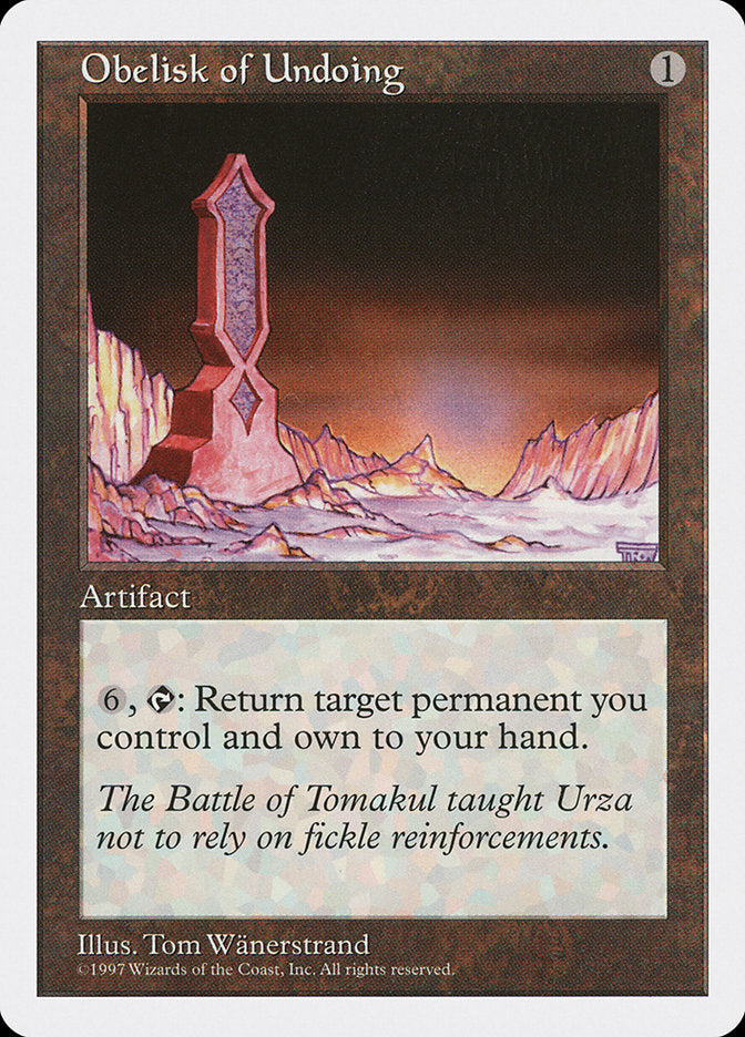 Obelisk of Undoing (392) [Fifth Edition] | Odin's Place