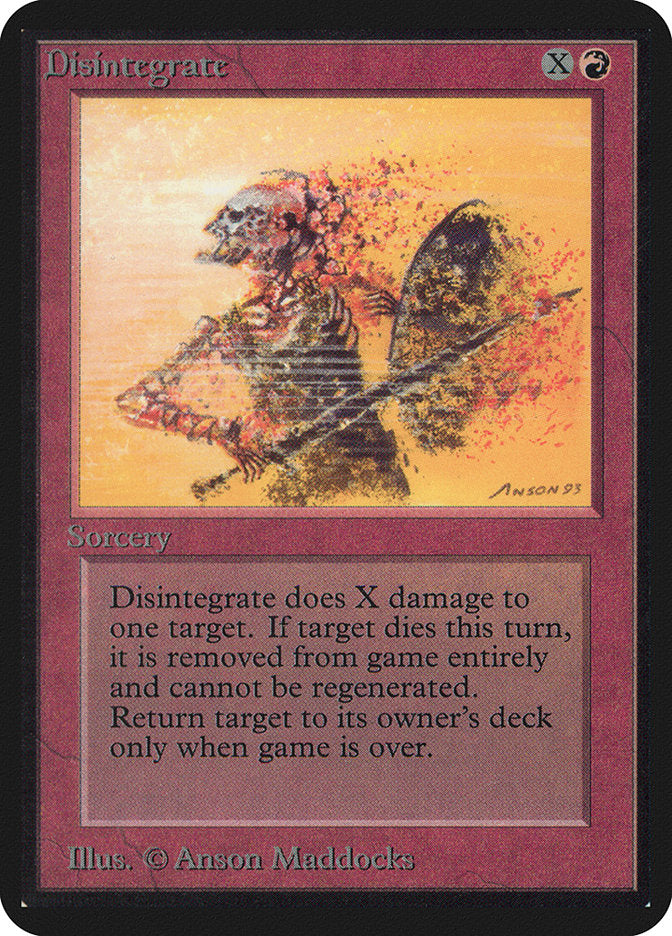Disintegrate (140) [Alpha Edition] | Odin's Place