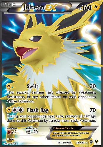 Jolteon EX (28a/83) (Alternate Art Promo) [XY: Generations] | Odin's Place