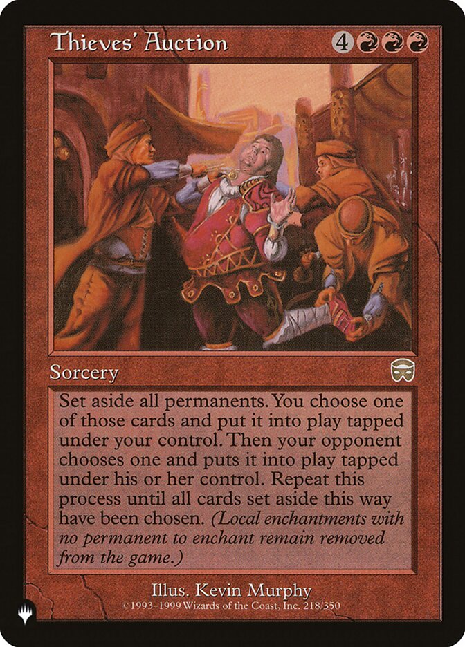 Thieves' Auction [The List] | Odin's Place
