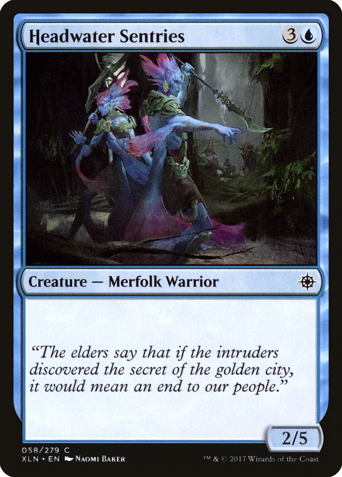 Headwater Sentries (58) [Ixalan] | Odin's Place