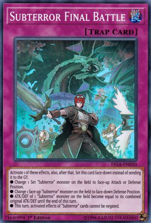 Subterror Final Battle [FIGA-EN050] Super Rare | Odin's Place