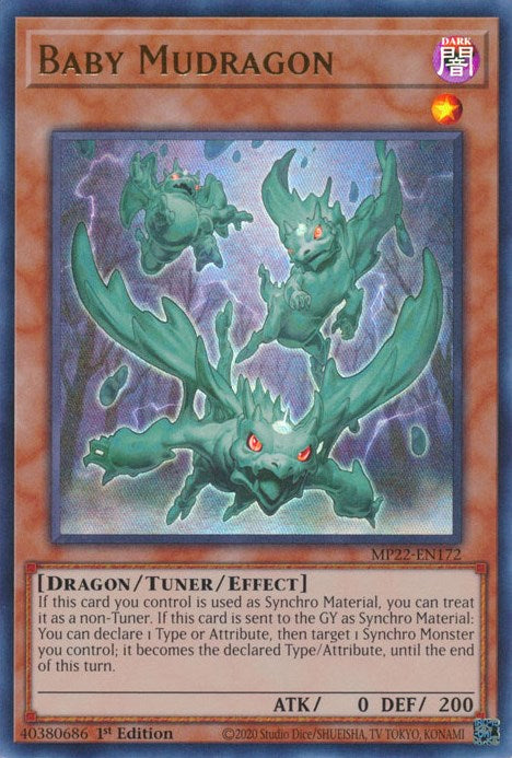 Baby Mudragon [MP22-EN172] Ultra Rare | Odin's Place
