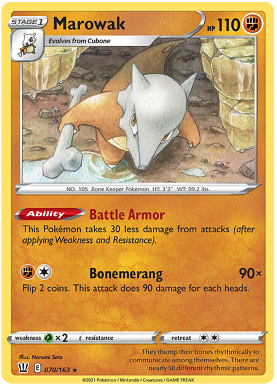 Marowak (070/163) [Sword & Shield: Battle Styles] | Odin's Place