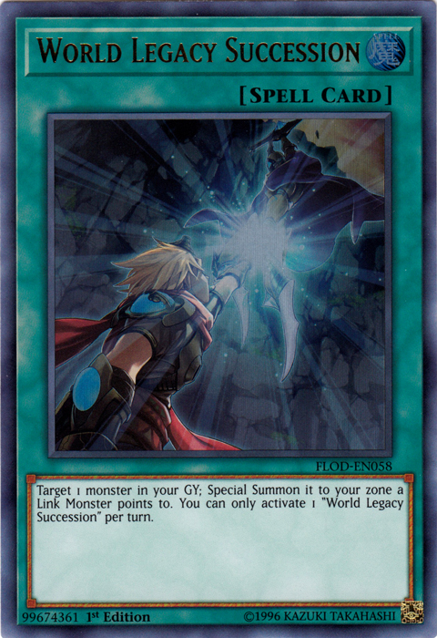 World Legacy Succession [FLOD-EN058] Ultra Rare | Odin's Place