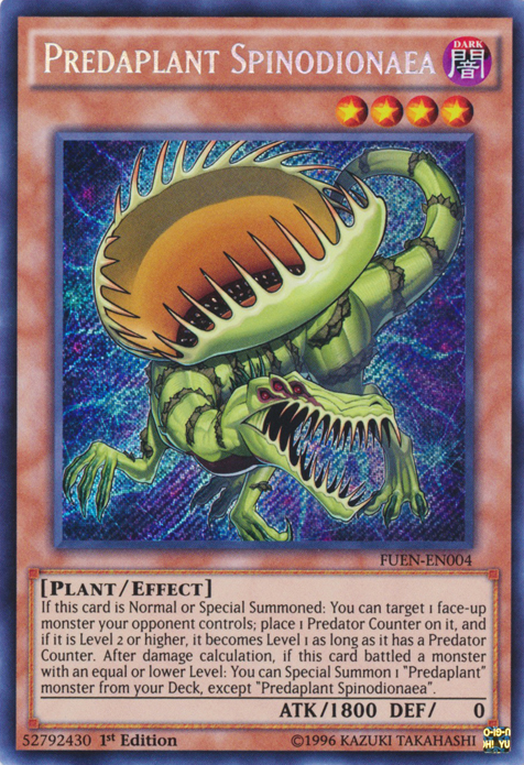 Predaplant Spinodionaea [FUEN-EN004] Secret Rare | Odin's Place
