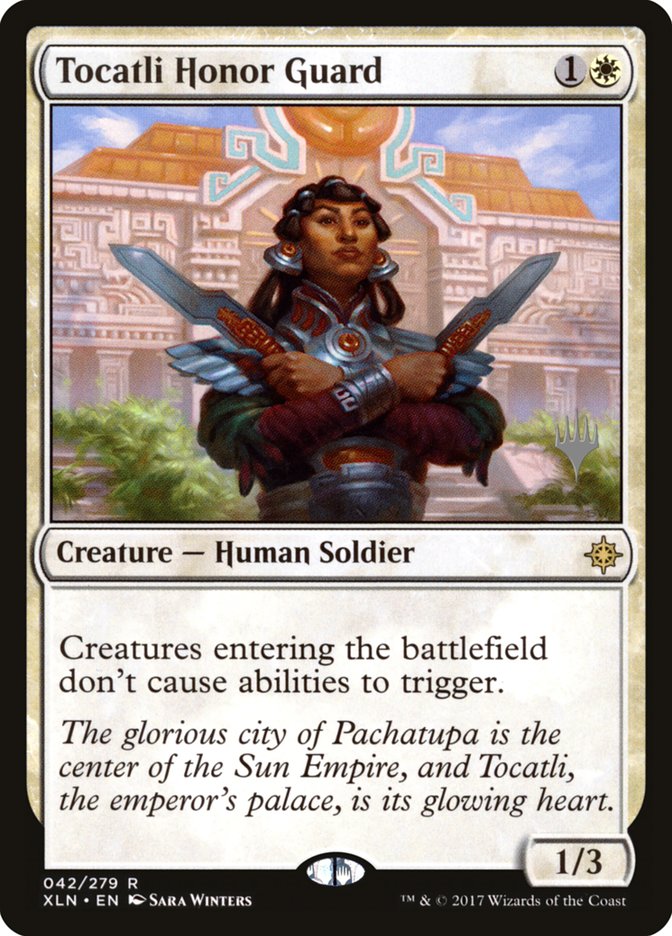 Tocatli Honor Guard (Promo Pack) [Ixalan Promos] | Odin's Place