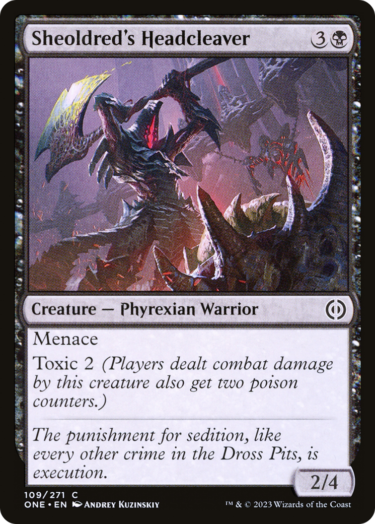 Sheoldred's Headcleaver [Phyrexia: All Will Be One] | Odin's Place