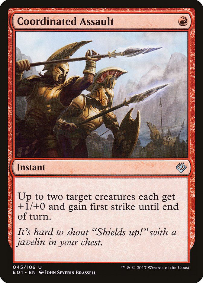 Coordinated Assault (45) [Archenemy: Nicol Bolas] | Odin's Place