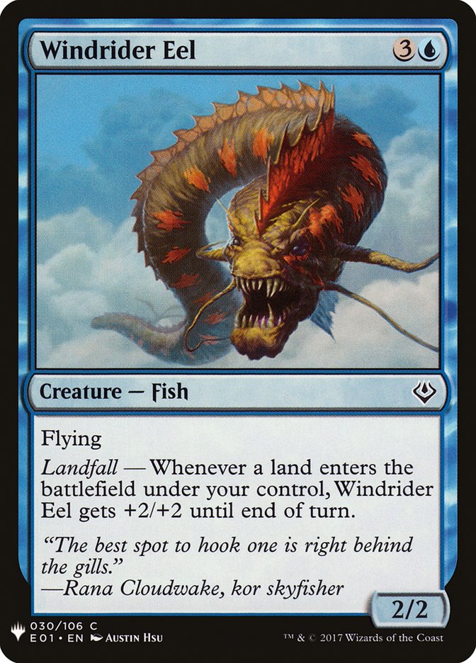 Windrider Eel [Mystery Booster] | Odin's Place