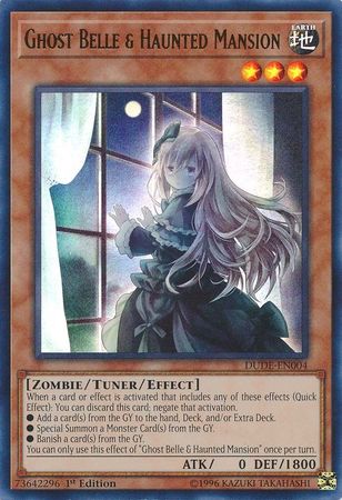 Ghost Belle & Haunted Mansion [DUDE-EN004] Ultra Rare | Odin's Place