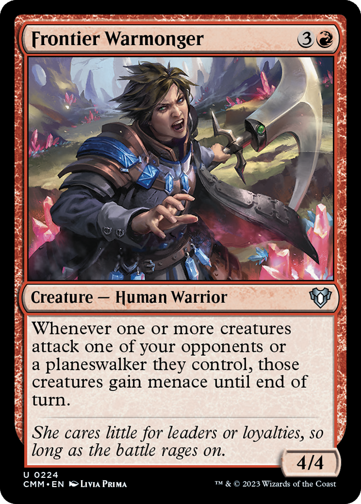 Frontier Warmonger [Commander Masters] | Odin's Place
