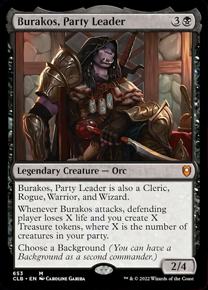 Burakos, Party Leader [Commander Legends: Battle for Baldur's Gate] | Odin's Place