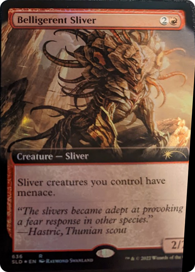 Belligerent Sliver (Extended Art) [Secret Lair Drop Series] | Odin's Place
