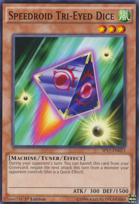 Speedroid Tri-Eyed Dice [SP17-EN023] Common | Odin's Place