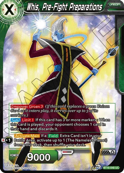 Whis, Pre-Fight Preparations (BT16-048) [Realm of the Gods] | Odin's Place