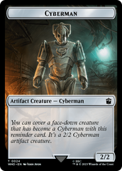 Horse // Cyberman Double-Sided Token [Doctor Who Tokens] | Odin's Place