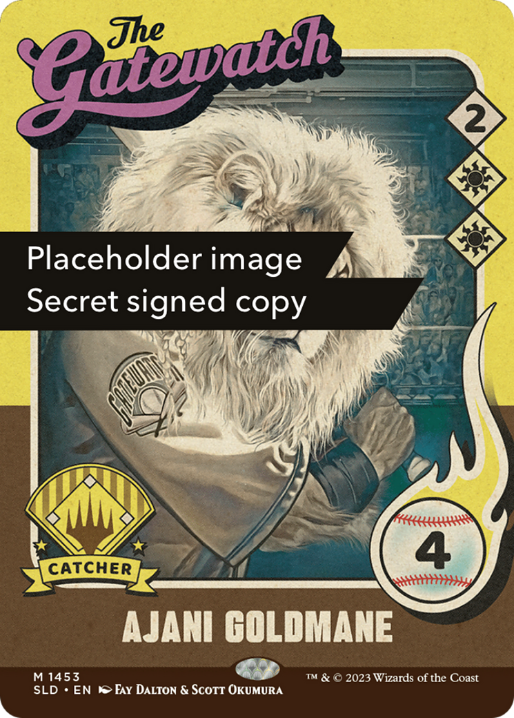 Ajani Goldmane (745) (Autographed) [Secret Lair Drop Series] | Odin's Place