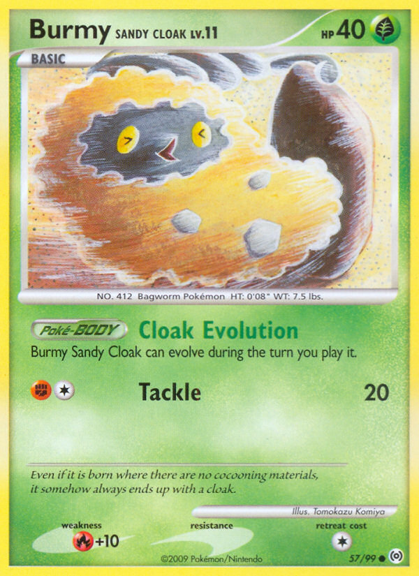 Burmy Sandy Cloak (57/99) [Platinum: Arceus] | Odin's Place