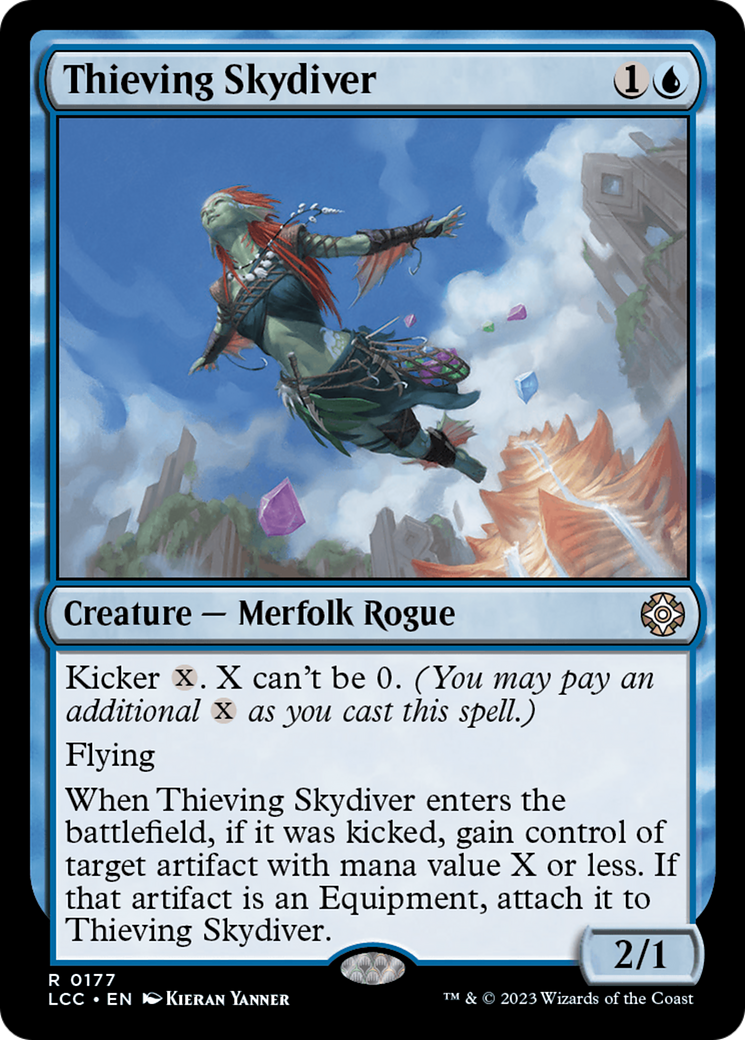Thieving Skydiver [The Lost Caverns of Ixalan Commander] | Odin's Place