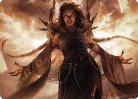 Dragon's Rage Channeler Art Card [Modern Horizons 2 Art Series] | Odin's Place