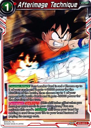 Afterimage Technique (BT5-023) [Miraculous Revival] | Odin's Place