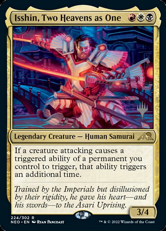 Isshin, Two Heavens as One (Promo Pack) [Kamigawa: Neon Dynasty Promos] | Odin's Place