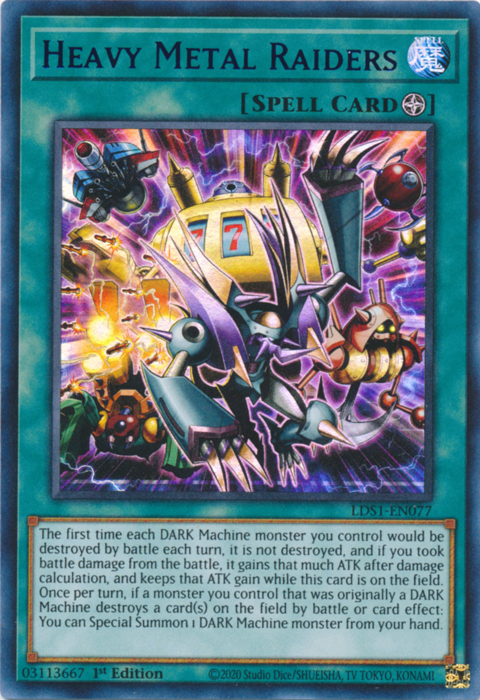 Heavy Metal Raiders (Blue) [LDS1-EN077] Ultra Rare | Odin's Place