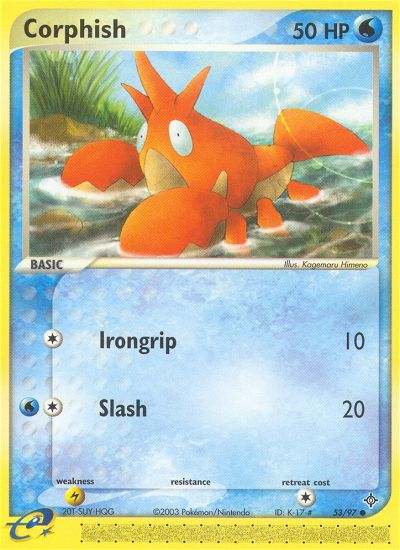 Corphish (53/97) [EX: Dragon] | Odin's Place
